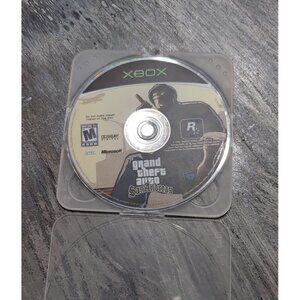 GTA Grand Theft Auto San Andreas Xbox Game - CD Only - Open World Action